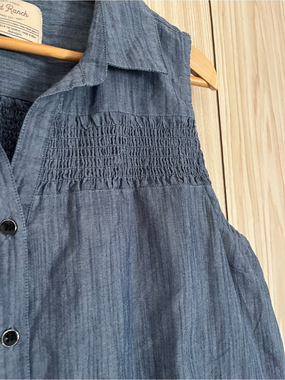 Old Ranch Denim Tank - Picture 3 of 7
